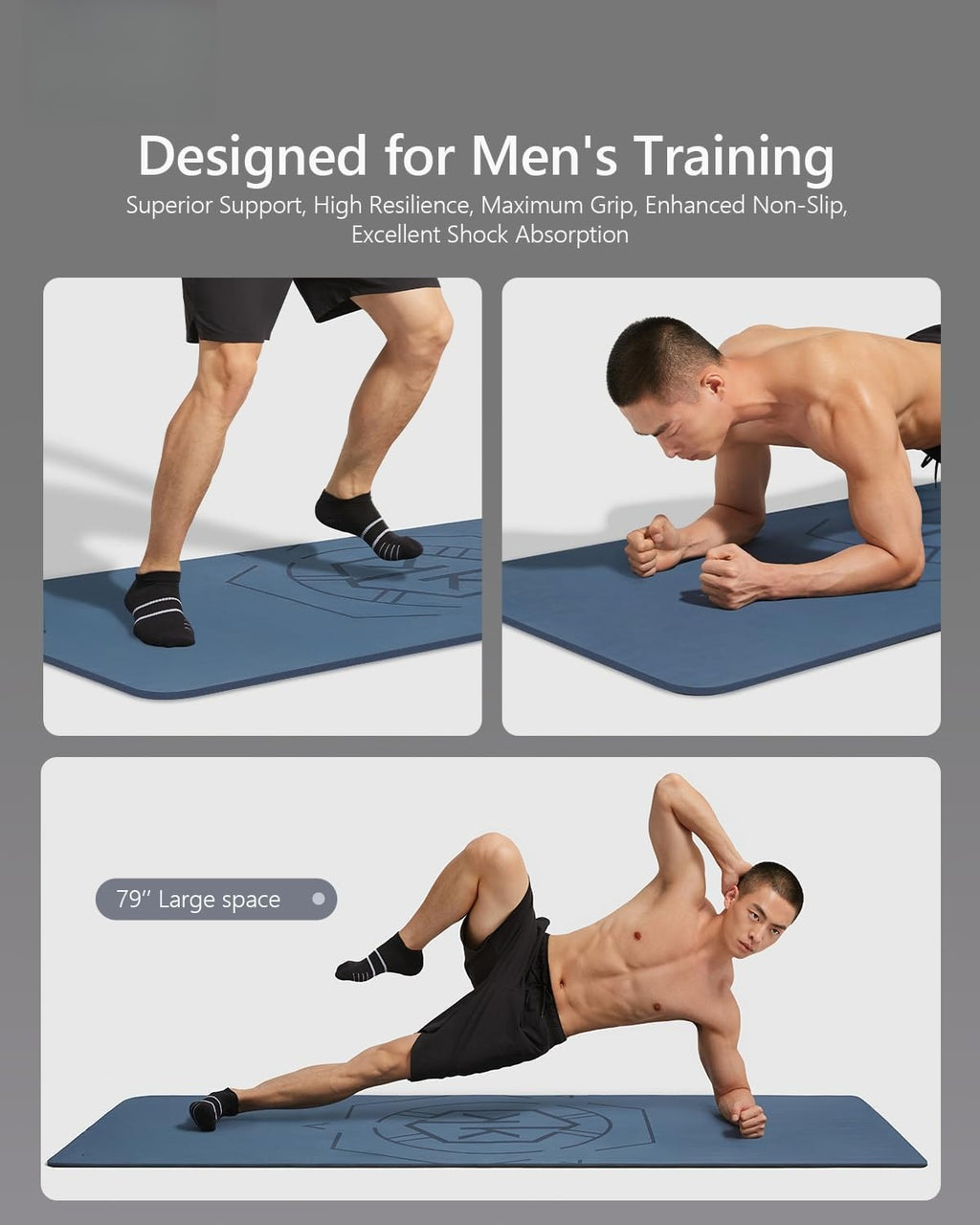 7mm Extra Wide Non Slip Yoga Mat