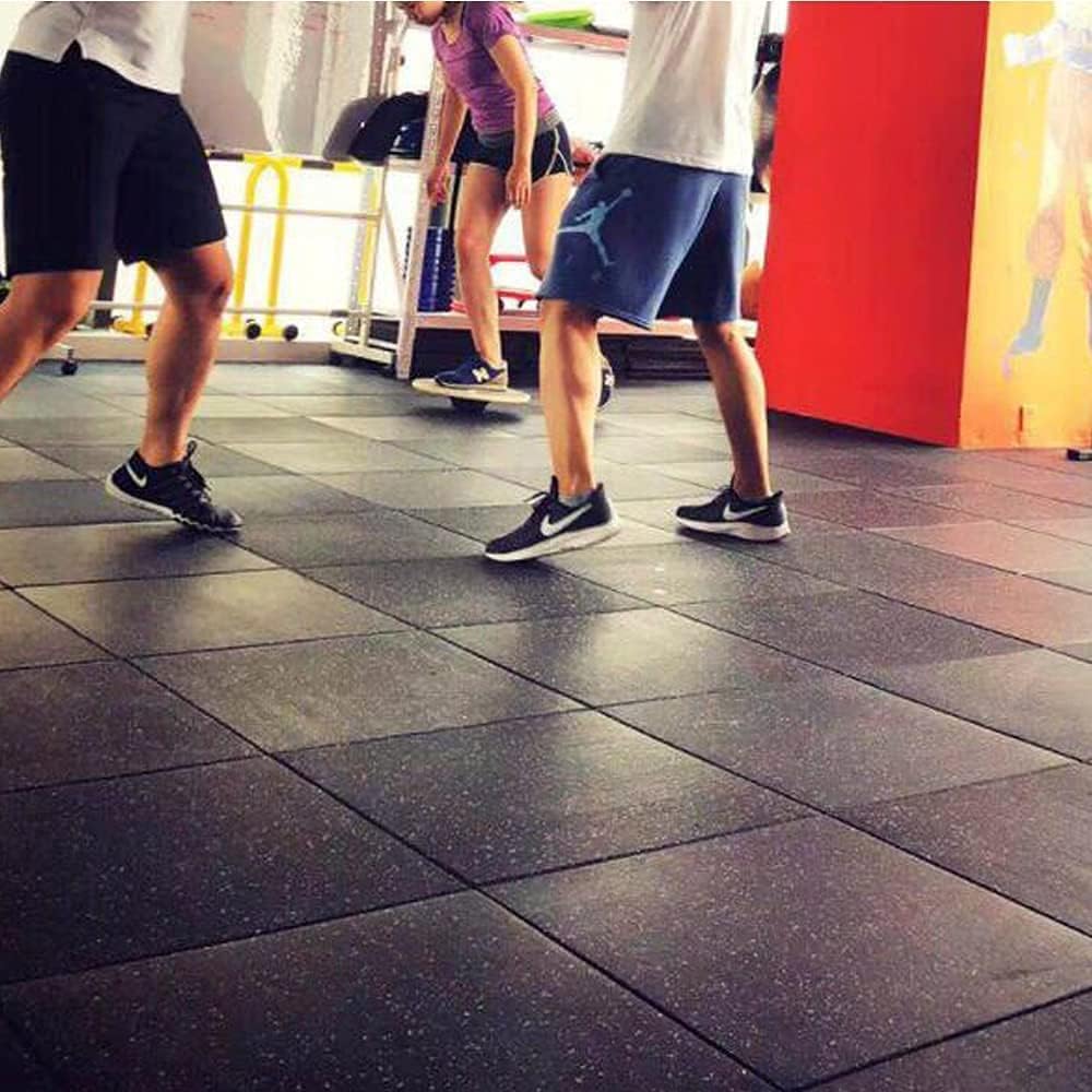 Heavy Duty Interlocking Gym Rubber Tiles
