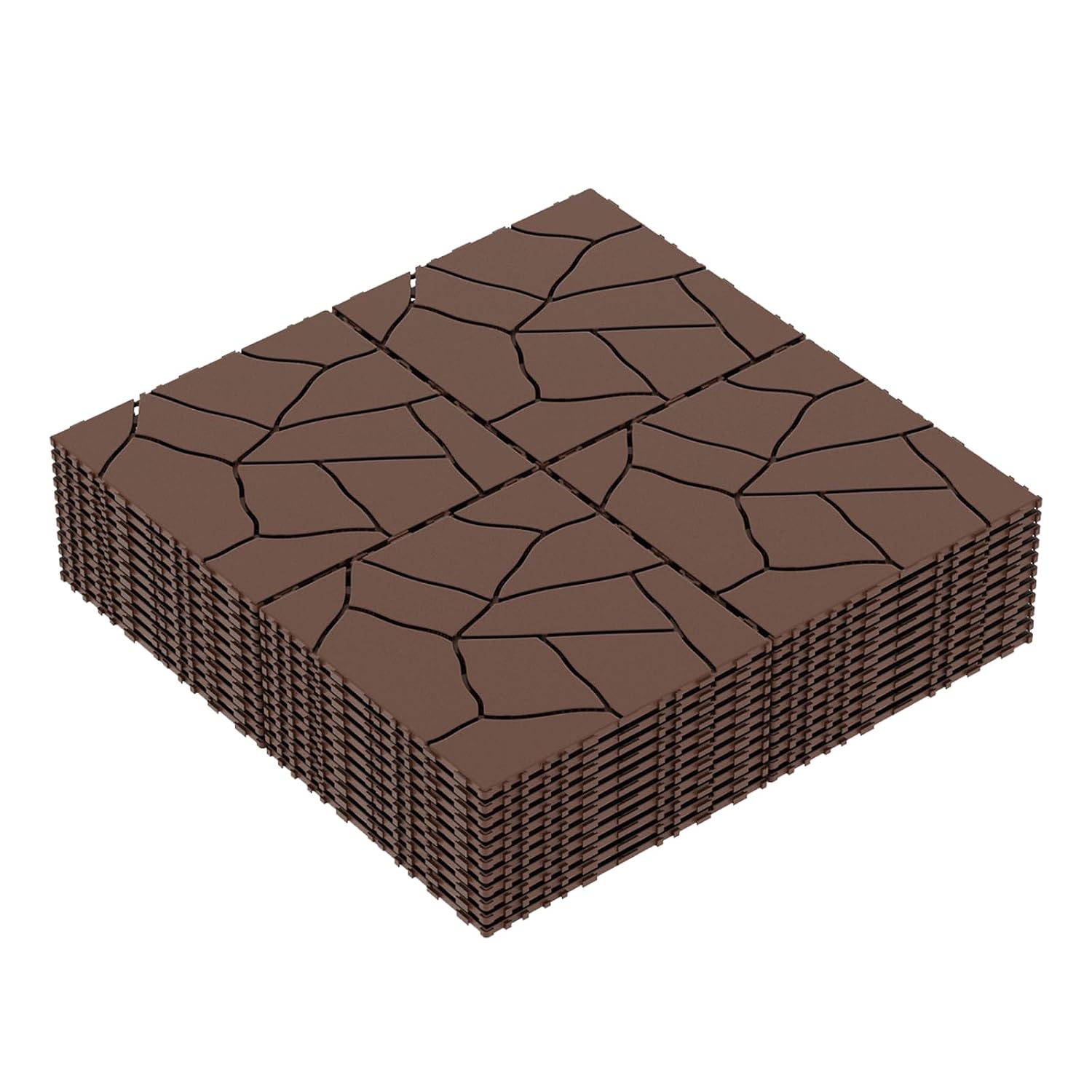 Non-Slip Drainage Interlocking Deck Tiles