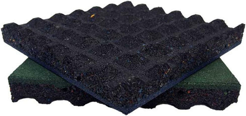 Black Eco Safety Playground Interlocking Tiles