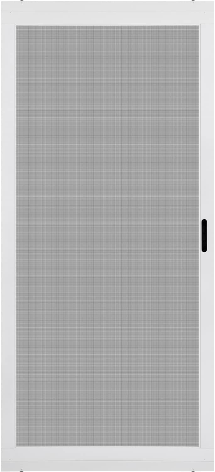 White Heavy Duty Sliding Screen Door