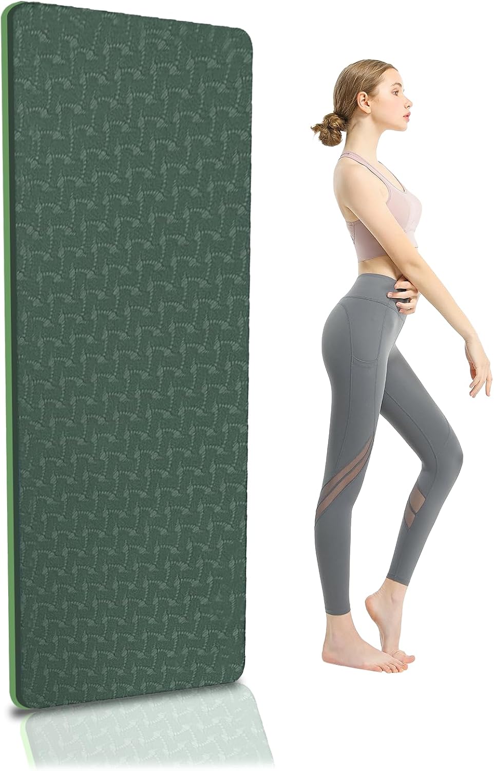 8mm Thick Non Slip  Yoga Workout Mat