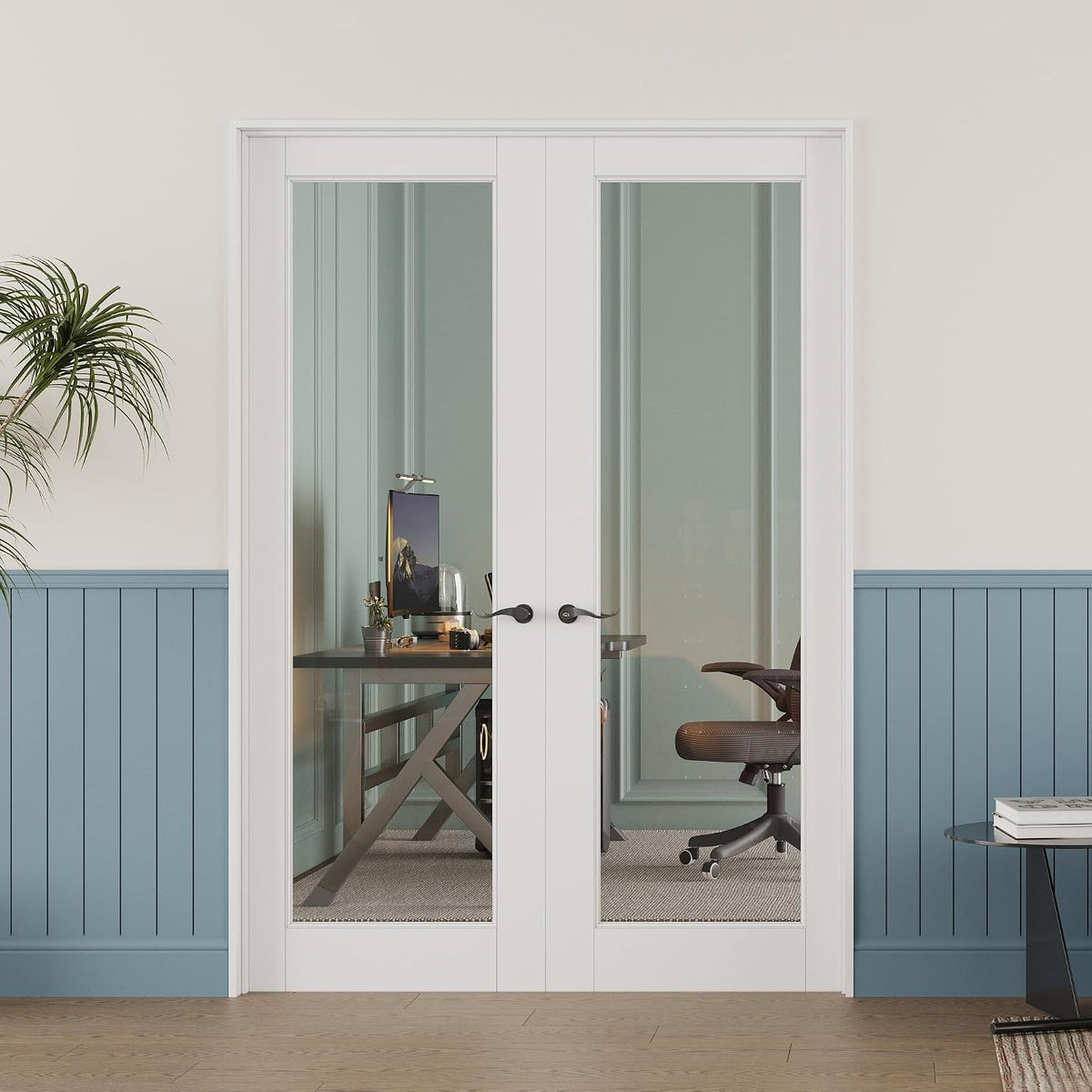 Full Lite Glass French Interior Door