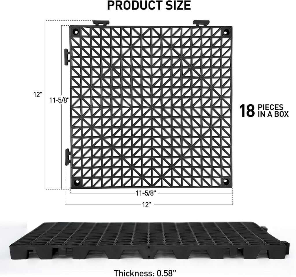 Soft PVC Non Slip Drainage Floor Mats