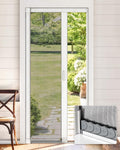 White Free Stop Sliding Screen Door