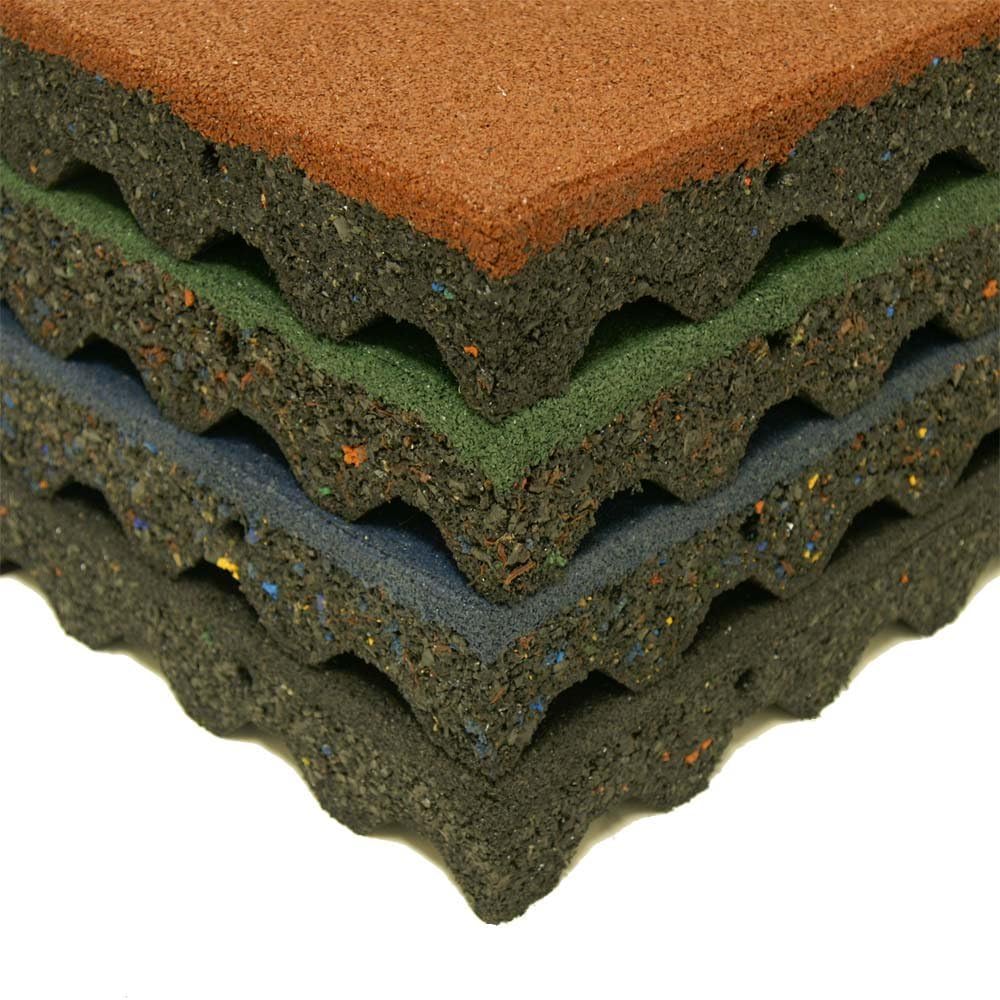 Black Eco Safety Playground Interlocking Tiles