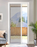 White Self Stop Sliding Screen Door