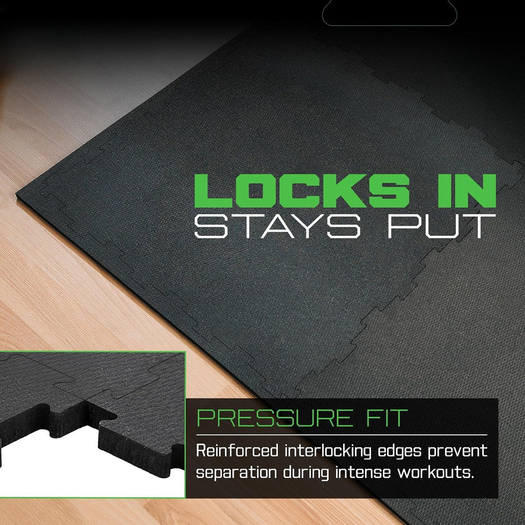 Gray Fleck Heavy Duty Gym Rubber Tiles
