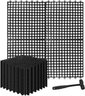 Black Drainage Interlocking Floor Tiles