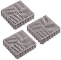 Gray Drainage Hole Interlocking Floor Tiles