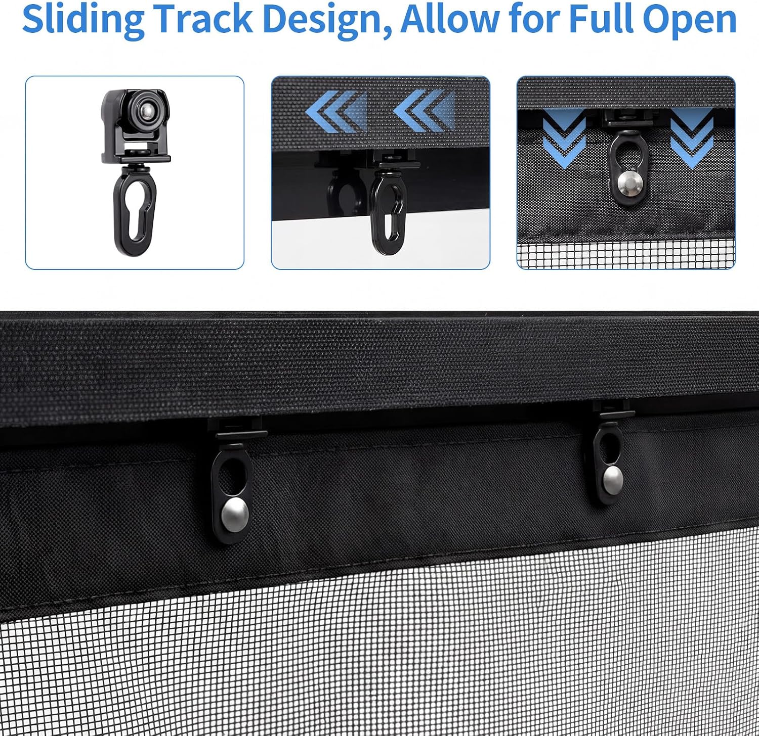 Sliding Magnetic Retractable Screen Door