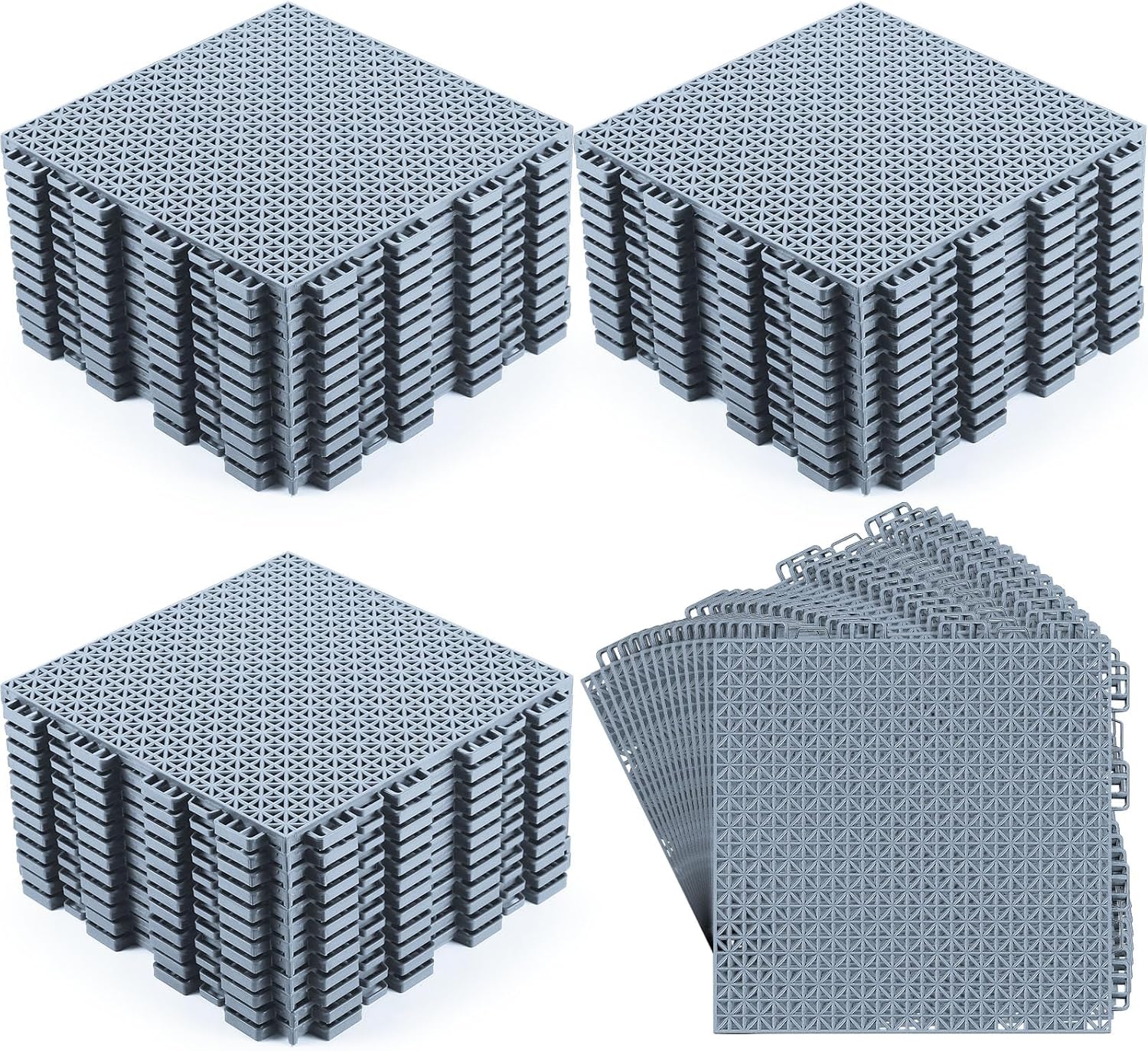 Non Slip Drainage Interlocking Floor Tiles