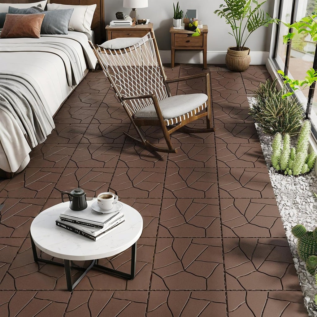 Non-Slip Drainage Interlocking Deck Tiles