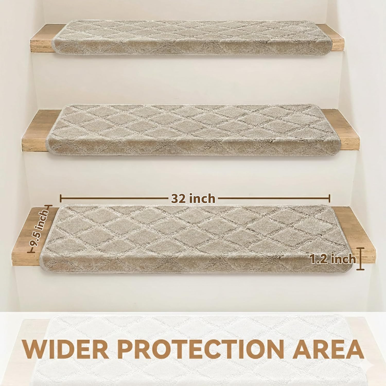 Diamond Pattern Non Slip Stair Treads