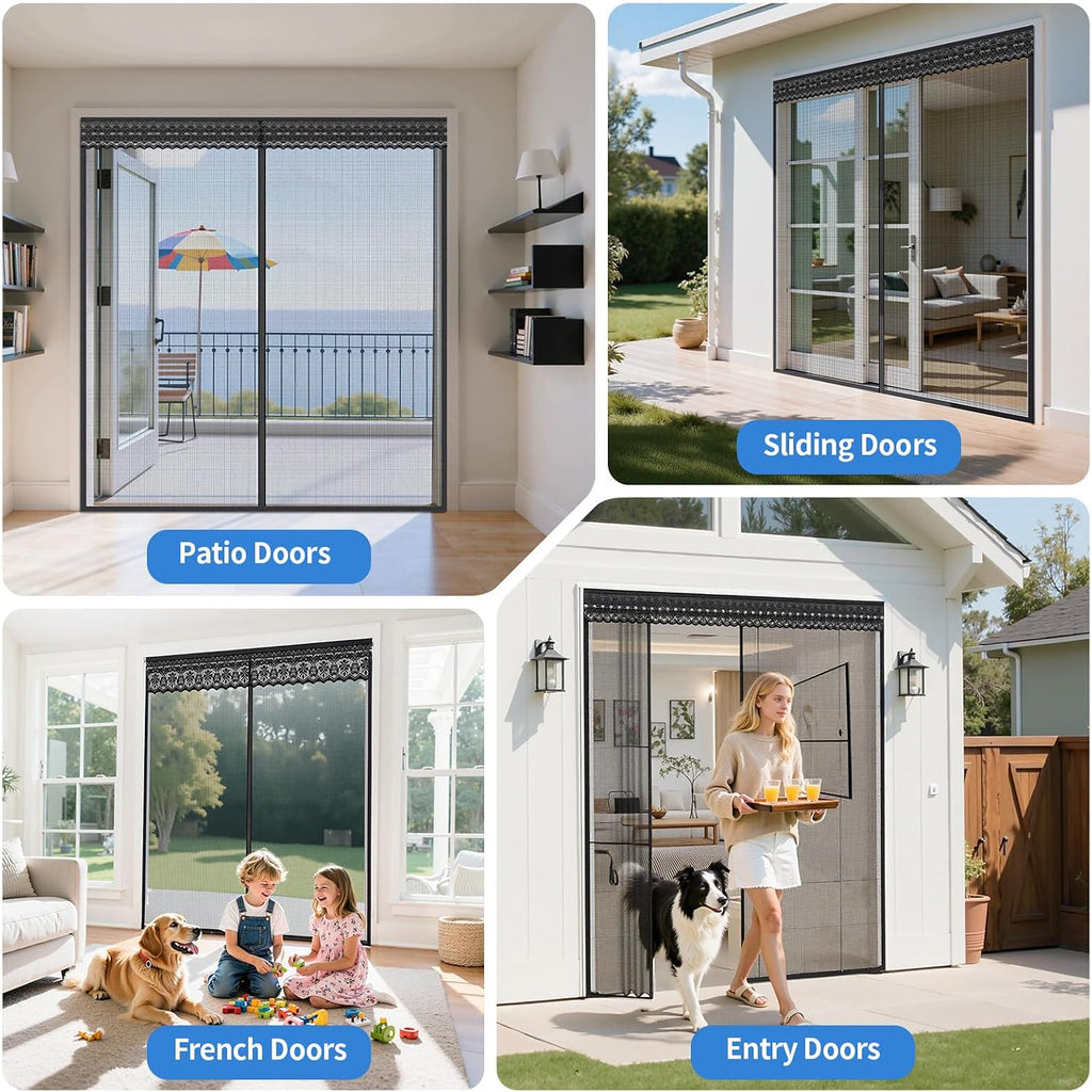 Sliding Magnetic Retractable Screen Door