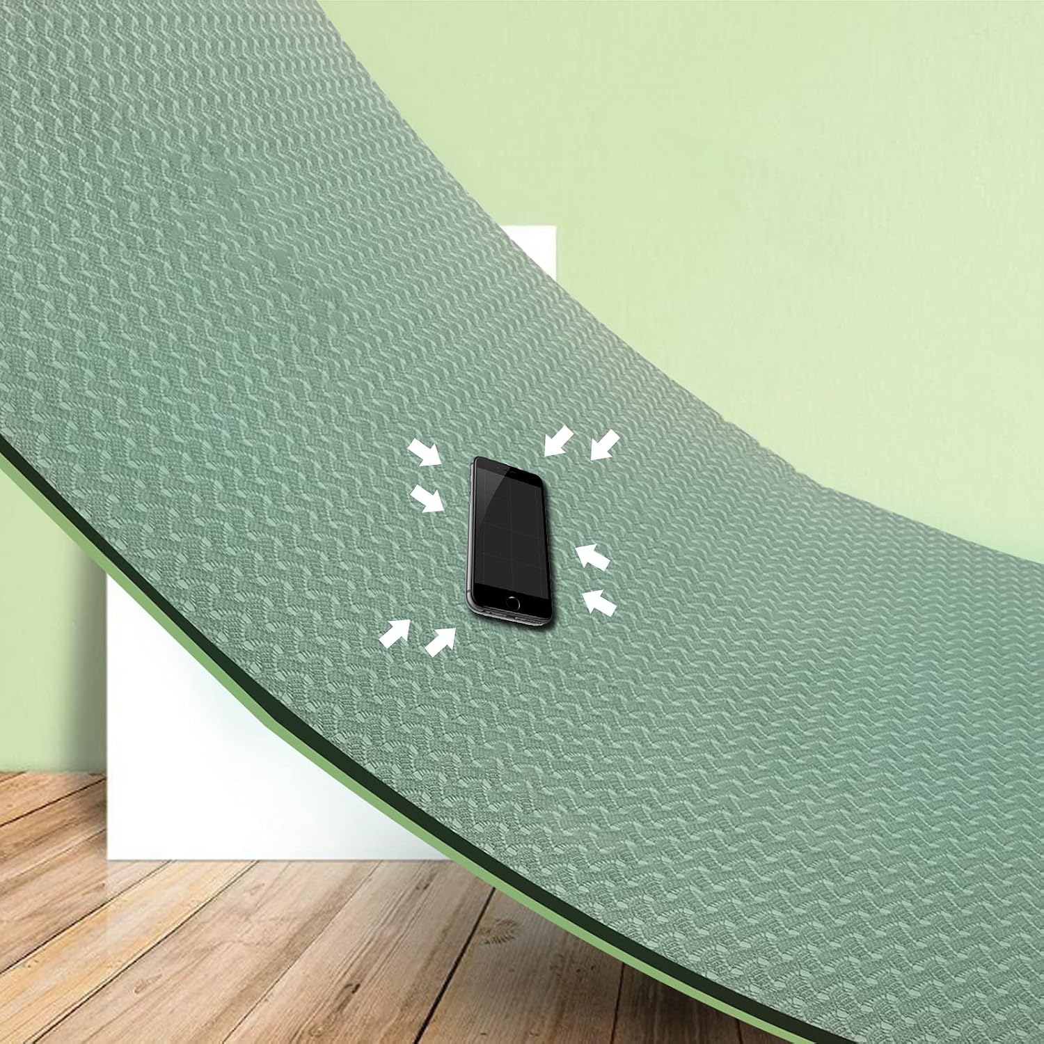 8mm Thick Non Slip  Yoga Workout Mat