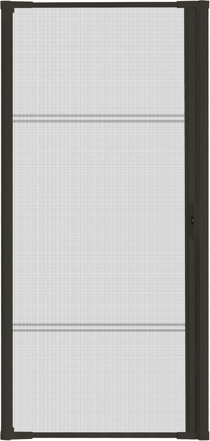 Brown Invisible Retractable Screen Door