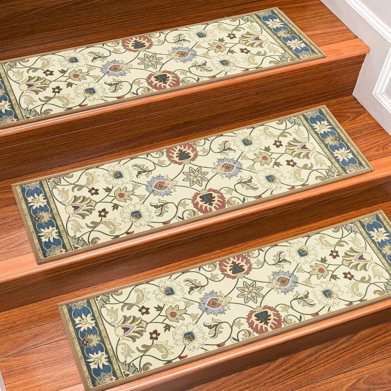 Oriental Non Slip Indoor Stair Carpets