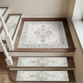 Taupe Peel Stick Safe Stair Carpets