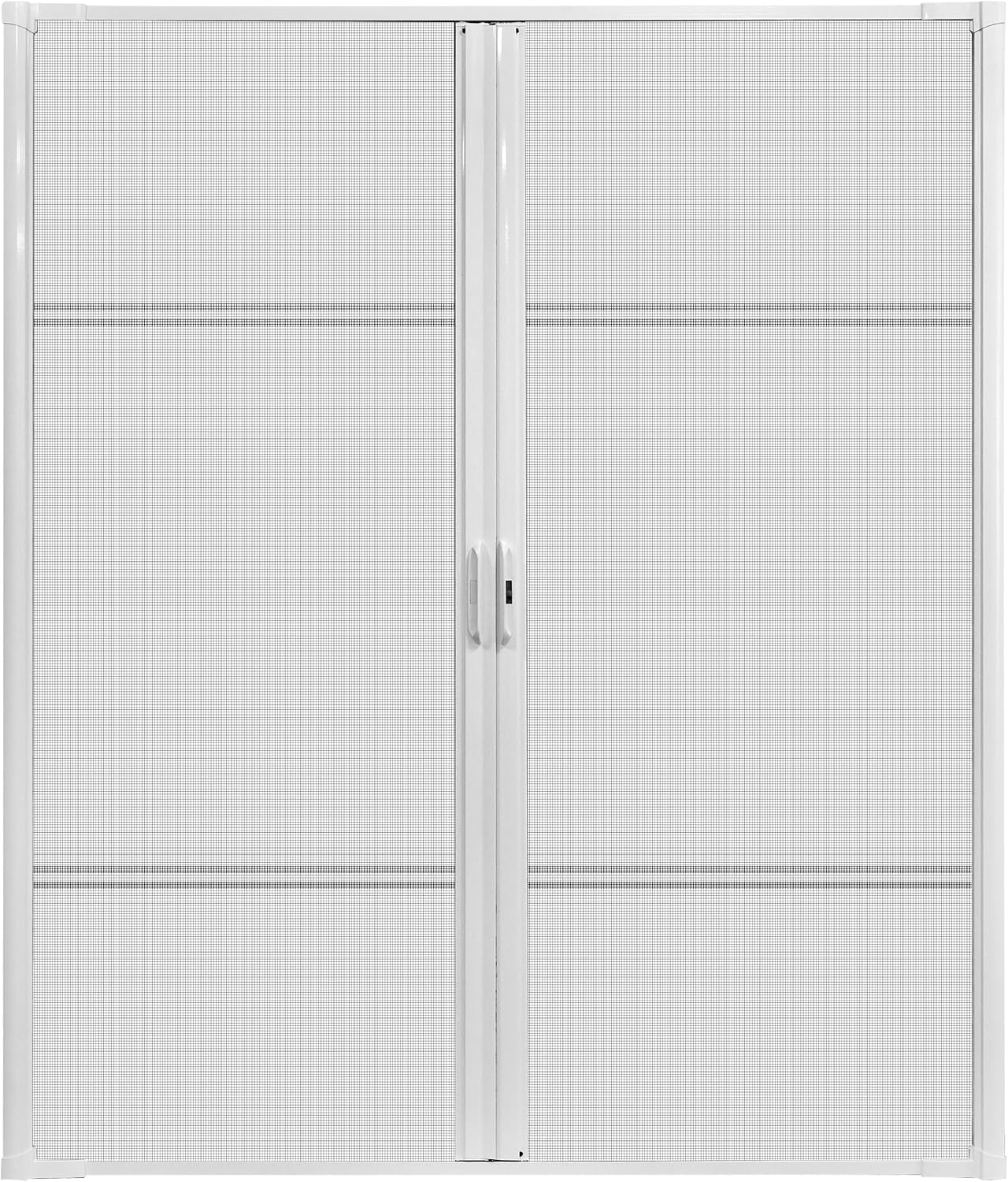 Heavy Duty White Double Screen Door