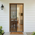 Black Foldable Invisible Screen Door
