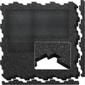 Gray Fleck Heavy Duty Gym Rubber Tiles