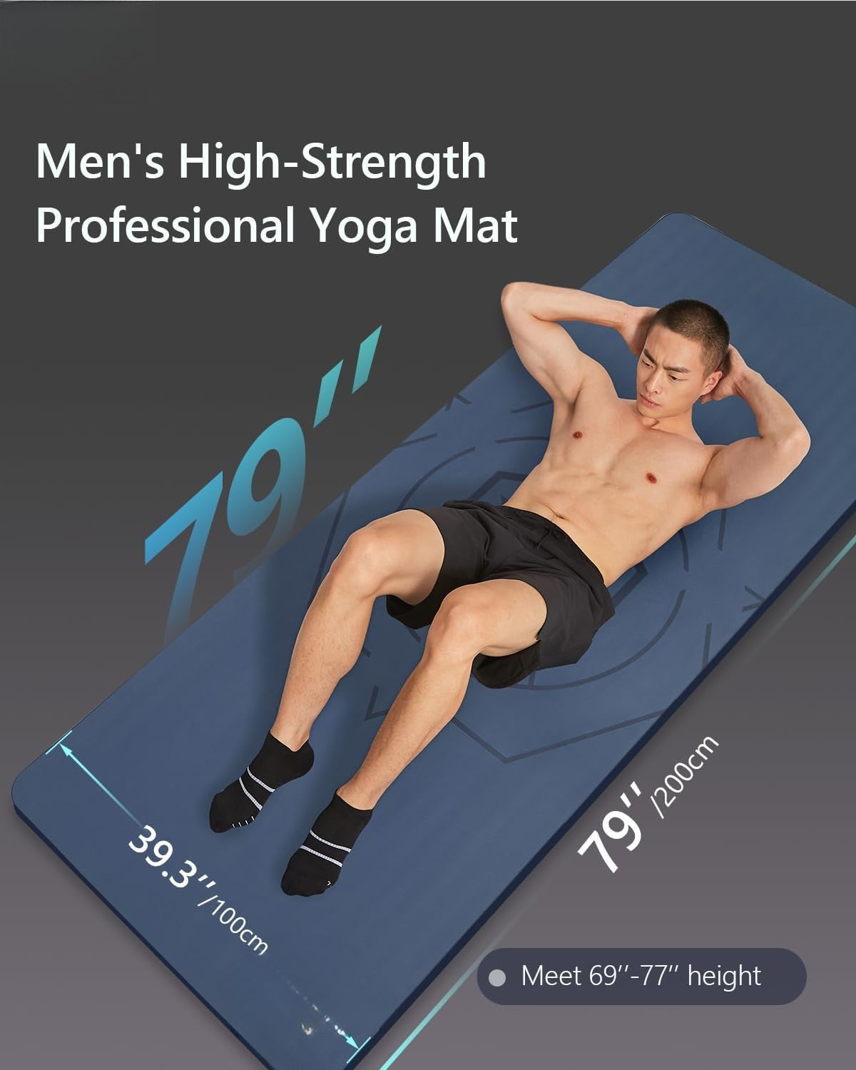 7mm Extra Wide Non Slip Yoga Mat